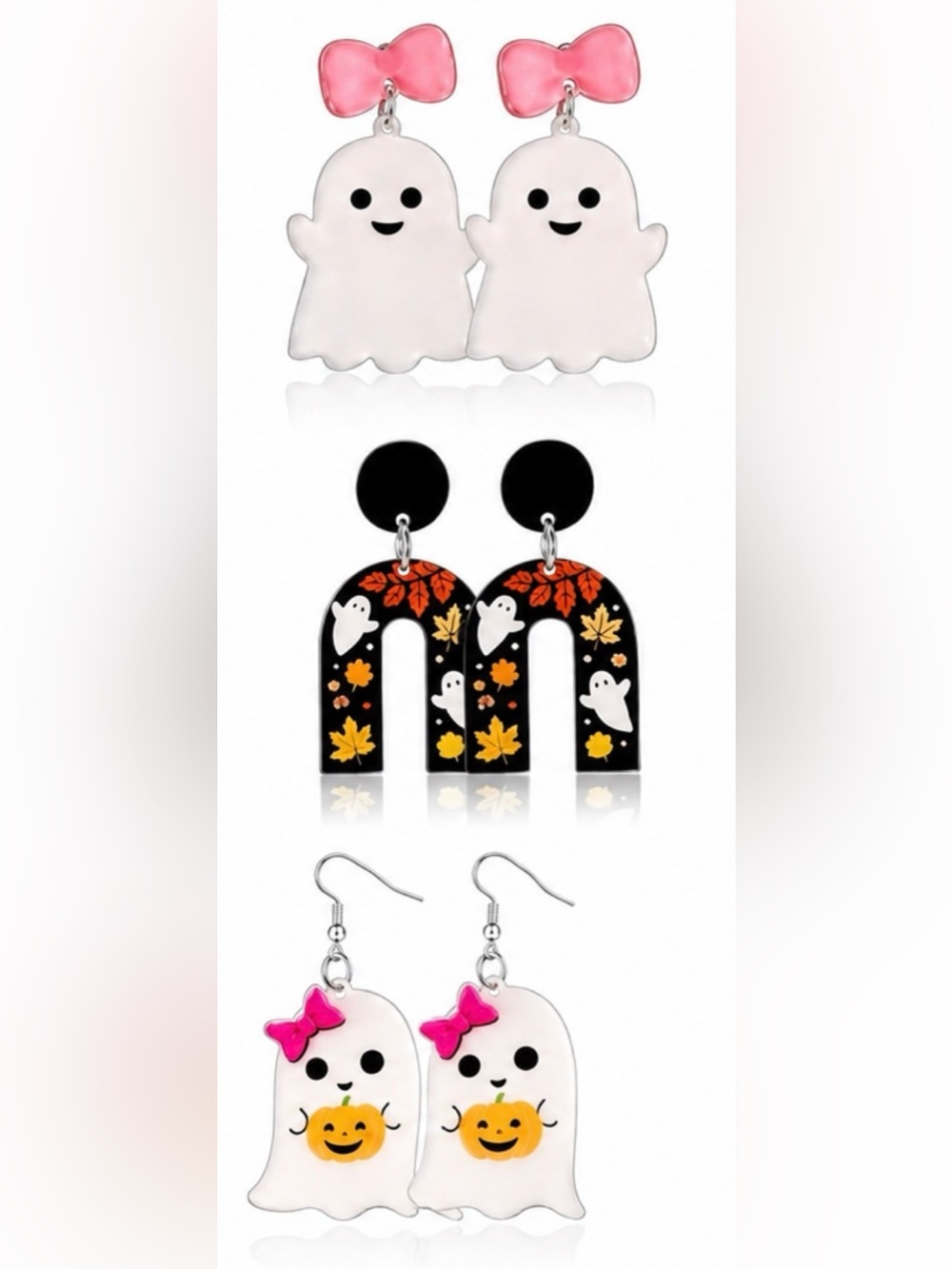 *BUY NOW* Acrylic Halloween Earrings - Choose 1 - Picture 3 of 8